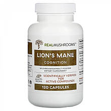 Їжовик гребінчастий Real Mushrooms Lion's Mane 120 Caps