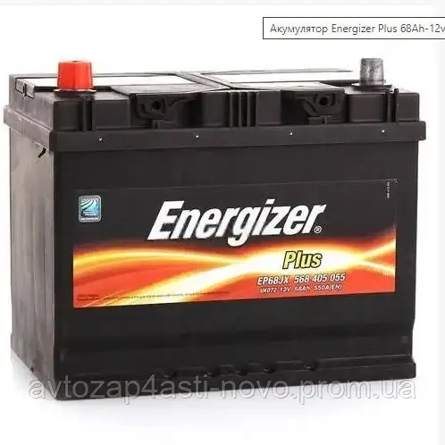 Акумулятор 68Ah-12v Energizer (278х175х175), R, EN 570 R+правий ENERGIZER