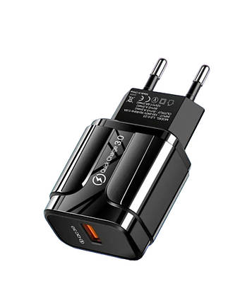 Зарядний пристрій для телефона QC 3.0, швидке заряджання, фото 1
