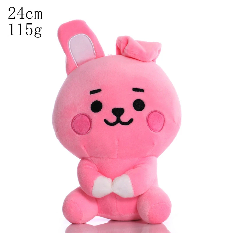 Мягкая игрушка Куки Cooky BT21 талисман Чонгука из BTS 24 см купить ...