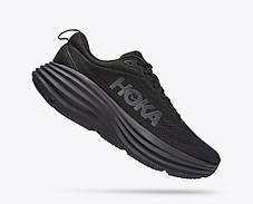 Кросівки для бігу Hoka Bondi 8 (1123202 BLACK/BLACK), фото 3