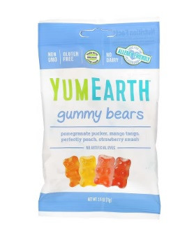 Жувальні органічні ведмедики асорті YumEarth (gummy bears) 19.8 г