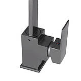 Змішувач для кухні WEZER PRO4-02-GUNGREY, збройова сталь, фото 3