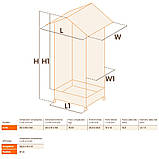 (Ferplast) Вол'єр для канарок і птахів 76,5*57*h161.5, фото 2