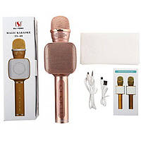 Детский микрофон колонка Magic Karaoke YS-68 розовый, Караоке микрофон для детей, MD-945 Музыкальный микрофон