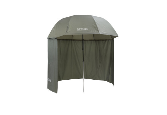 Складаний короповий Парасолька-центр — Тент + бічна кришка 2.5 метра Mivardi (M-AUSG250C) ПВХ, фото 1