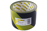 Лента сигнальная Unifix - 75 мм x 100 м желто-черная