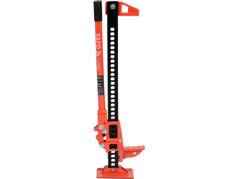 Домкрат 3т рейковий із ручним важелем YATO висота 130-1350 мм