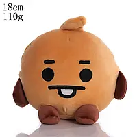 Мягкая игрушка Печенька Шуки Shooky Шуги Suga BT21 талисман из BTS 18 см