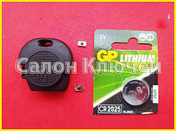 Корпус кнопок ключа Nissan Primera X-Trail + 2 мікрики + Батарейка