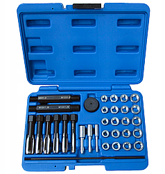 Набір метчиків для відновлення різьби (свічок розжарювання ) 33 од. Falcon F05515