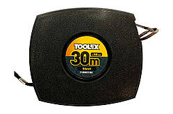 Рулетка Toolex — 30 м x 10 мм бобіна металева
