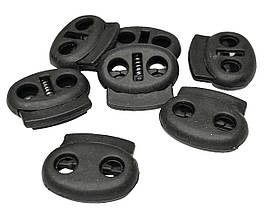 Фіксатор для шнура пластиковий №002 колір Чорний