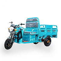 Электротрицикл грузовой Электроскутер трехколесный FADA ПОНИ 800W Синий Фада пони