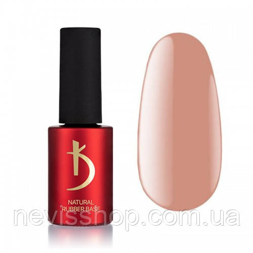 База каучукова для гель-лаку Kodi Professional Natural Rubber Base Dark Beige, темний бежевий, 7 мл