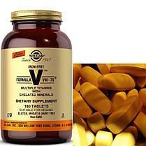 Вітаміни і мінерали Солгар Solgar Formula V VM - 75 180 tab, фото 2