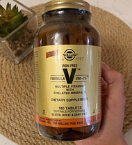 Вітаміни і мінерали Солгар Solgar Formula V VM - 75 180 tab, фото 4