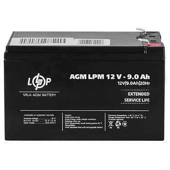 Акумулятор AGM LPM 12V - 9 Ah