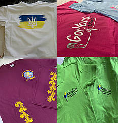 Нанесення малюнків і логотипів на футболки