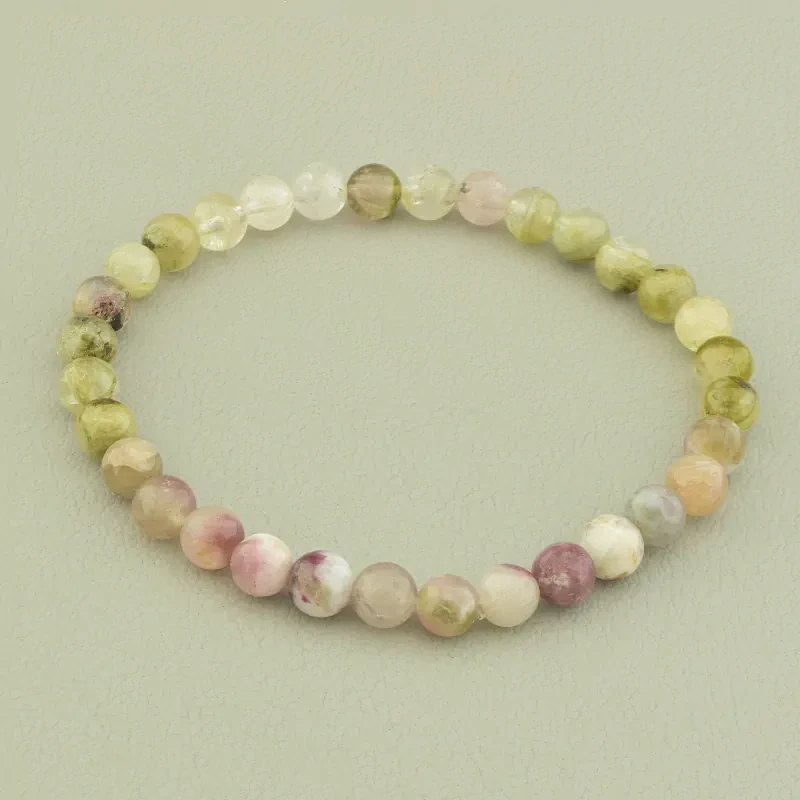 Браслет із натуральними каменями Турмалін 18 см, фото 1