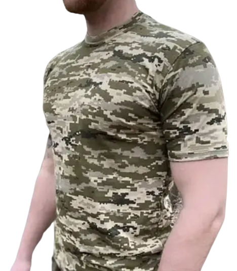 Футболка чоловіча піксель, камуфляж