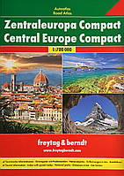 Атлас доріг Центральної Європи CENTRAL EUROPE COMPACT 1 : 700 000 ( 1 см = 7 км )