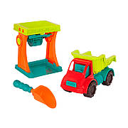 Набір для гри з піском і водою «Пісковий Млин (машинка, лопатка)». Виробник - Battat