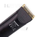 Акумуляторна машинка для стриження волосся й бороди Geemy GM-800, фото 7