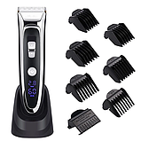 Акумуляторна машинка для стриження волосся й бороди Geemy GM-800, фото 2