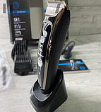Акумуляторна машинка для стриження волосся й бороди Geemy GM-800, фото 8