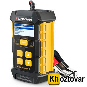 Тестер акумулятора автомобіля Konnwei KW510 | 12V 5A