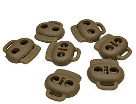 Фіксатор для шнура пластиковий №102 колір Койот