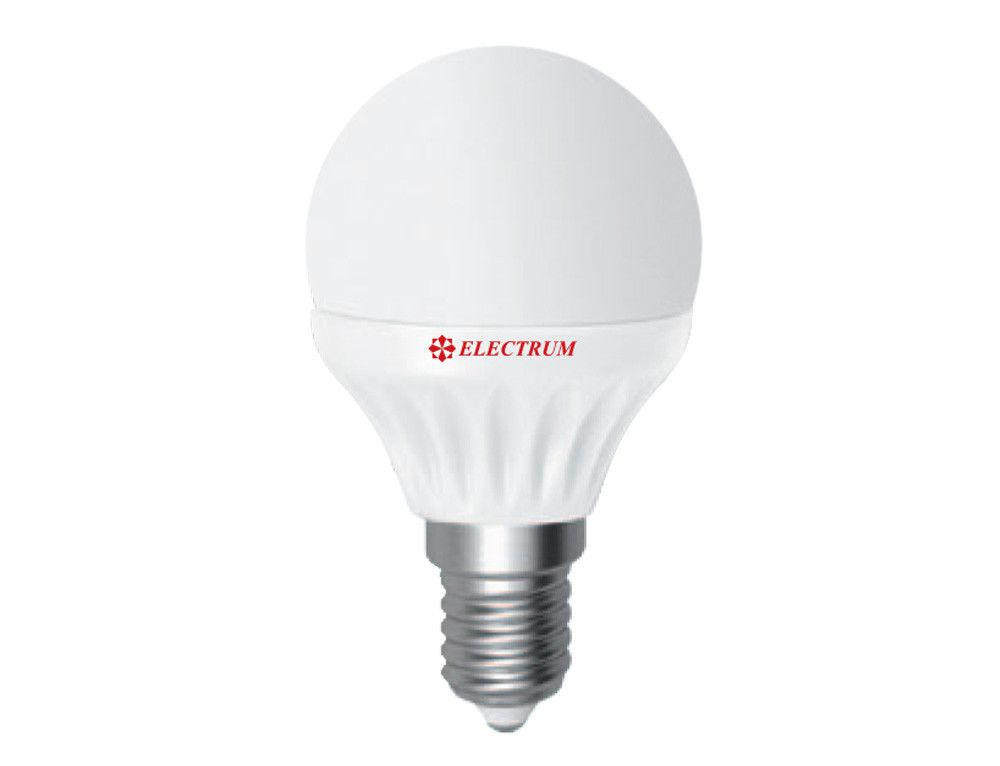 LED лампа Electrum LB-12 6W E14 4000K (яскраве світло)