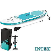 Доска для SUP серфинга Intex SUP-БОРД 68241 Голубая (240-76-13см) | Надувная доска для серфинга