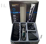 Акумуляторна машинка для стриження волосся й бороди Geemy GM-800, фото 5