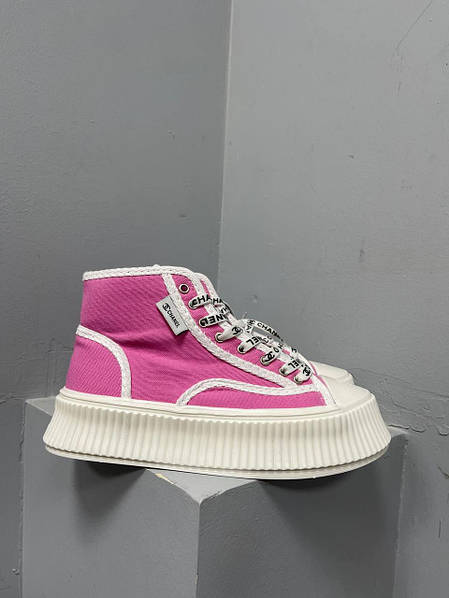 Chanel Sneakers Platform Pink White 10772 Marvinshop