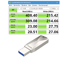 USB флешка 128Gb, USB 3.0 flash drive Fanxiang F315Pro, Read/Write 400/215 Mb/s