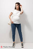 Вільні джинси для вагітних SHELDON DENIM темно-блакитні
