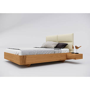 Ліжко дерев'яне з м'яким узголів'ям Бремен 1 ArtWood, ясен, фото 2