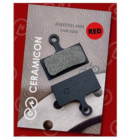 Гальмівні колодки G03S RED DH напівметал Ceramic-On 99954453