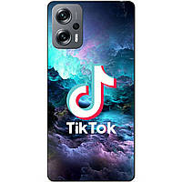 Силіконовий бампер чохол для Xiaomi Poco X4 GT з малюнком Tik Tok