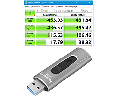 USB флешка, високошвидкісна (440/420 Mb/s) флешка Fanxiang 256GB (3D NAND TLC)