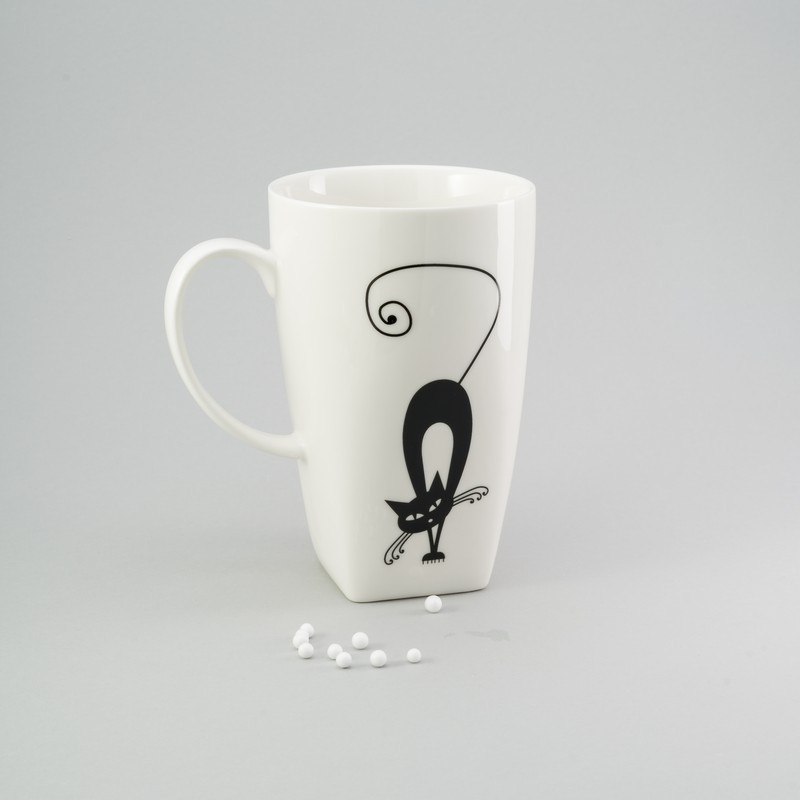 Чашка керамічна Cat Herisson 500 мл, фото 1