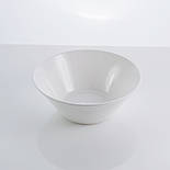 Салатниця глибока фарфорова Sakura In Wave 500 мл біла, фото 5