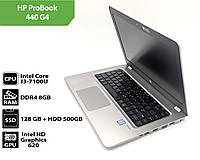 Ноутбук HP ProBook 440 G4 (14.0" / Intel Core I3-7100U / 8Gb / SSD + HDD)
