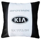 Декоративна автомобільна подушка з маркою машини KIA, фото 2