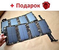 Солнечная панель складная, портативная солнечная зарядка, солнечная батарея для зарядки телефона 20 ВАТ
