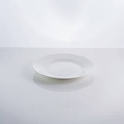 Тарілка столова "Rim" кістяний фарфор, 19 см
