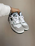 Кросівки чоловічі New Balance 550 White Green білі зелені шкіра Chower біленс демісезонні весна модні В'єтнам, фото 7