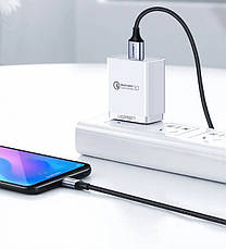 Кабель для зарядки телефона/ смартфона UGREEN US288 USB - Type-C 1.5 м Чорний/ Сріблястий (6689218), фото 6